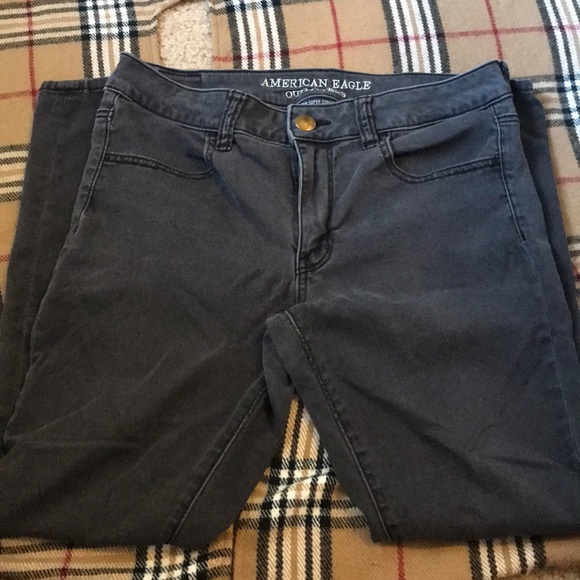 American Eagle Black Jeggings Size 10S - Picture 2 of 6
